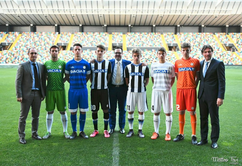 I kit dell'Udinese 2016-2017