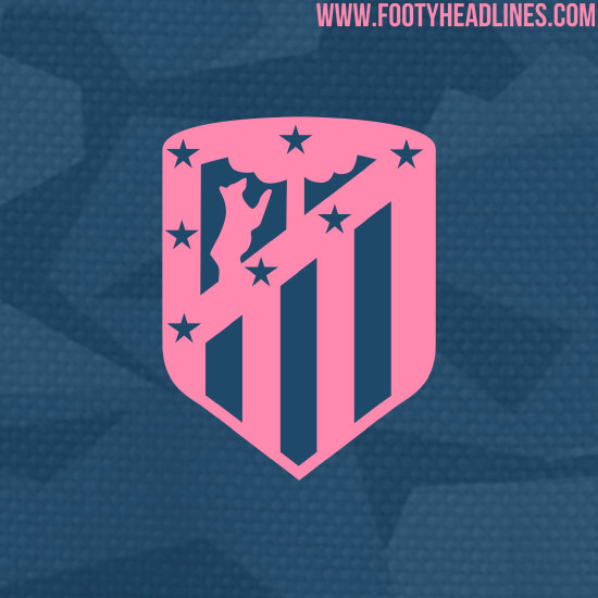 Il logo monocromatico dell'Atletico Madrid