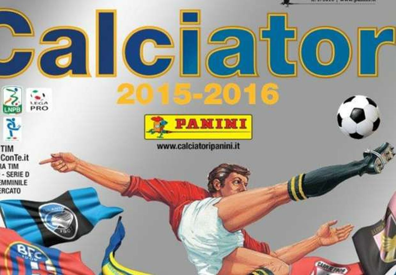 ALBUM FIGURINE CALCIATORI PANINI 2015/2016 NUOVO IN CONFEZIONE CON 24 FIGURINE 