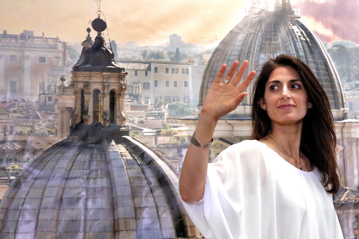 Virginia Raggi, sindaco di Roma (Insidefoto)