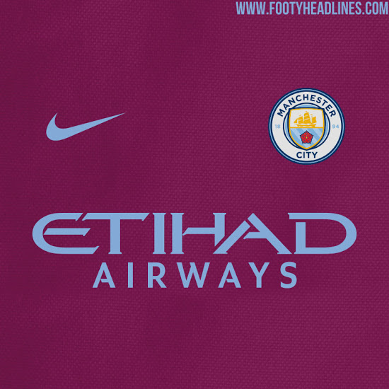 Manchester City, come sarà la maglia away 2017-2018