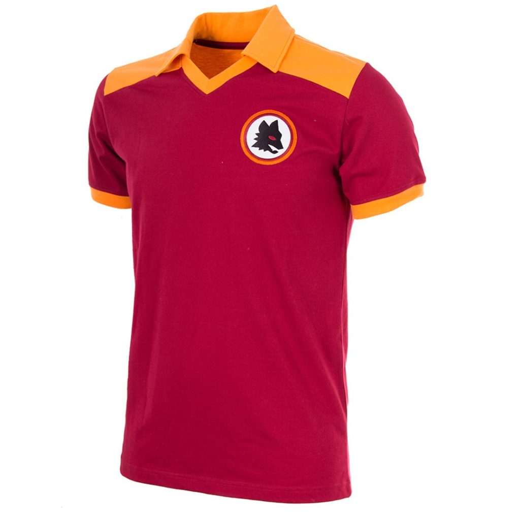 La maglia della Roma della tournèe 1980