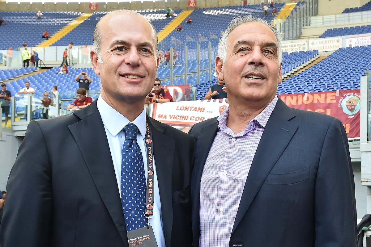 James Pallotta e Umberto Gandini, presidente e ad della Roma (Insidefoto.com)