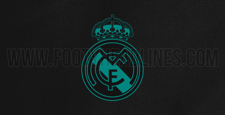 Lo stemma del Real Madrid sulla seconda maglia 2017-2018