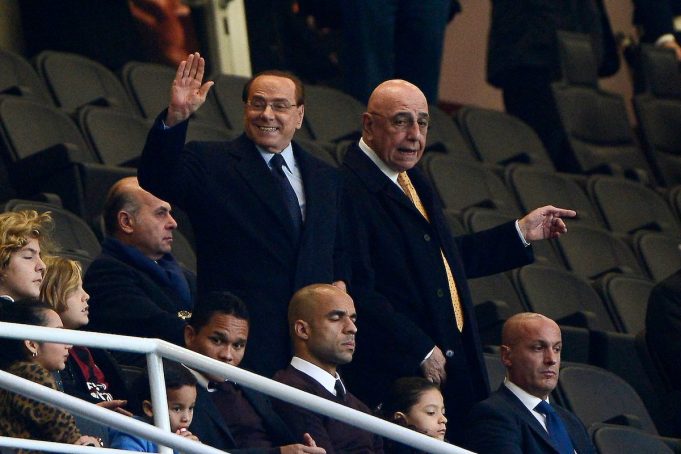 Silvio Berlusconi e Adriano Galliani (Insidefoto.com)