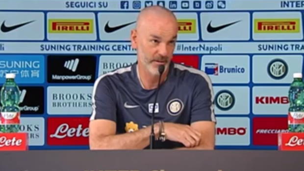 Il tecnico dell'Inter, Stefano Pioli
