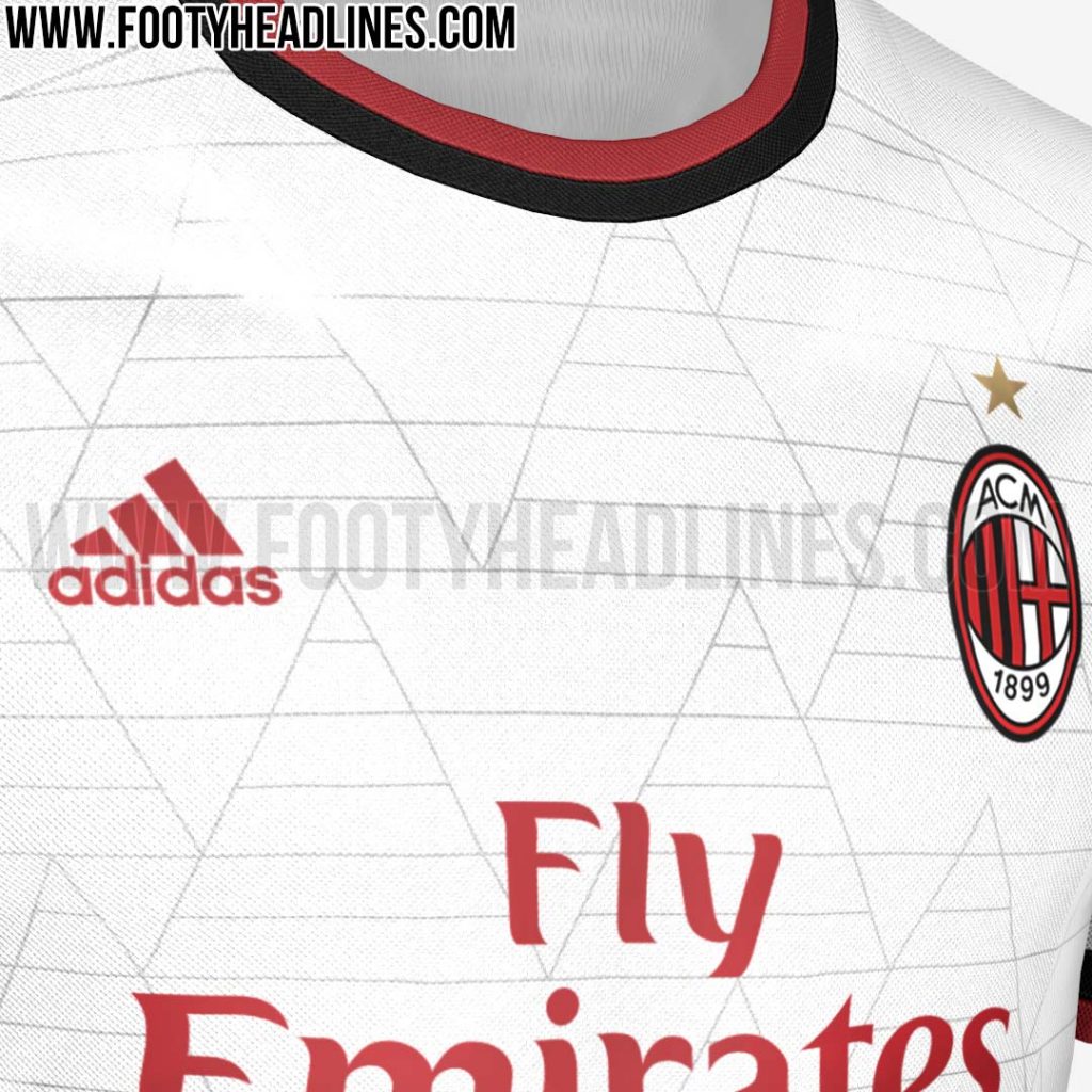 Milan, il disegno grafico sulla seconda maglia