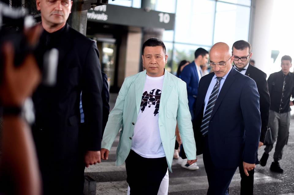 Il presidente del Milan, Yonghong Li (foto: Daniele Mascolo)