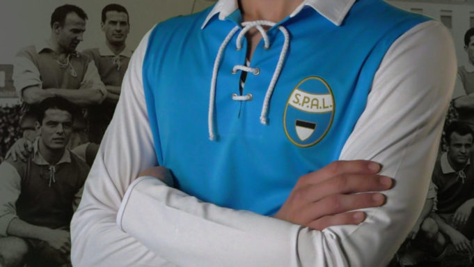 La maglia storica della SPAL, in vendita in edizione limitata per i 110 anni del club