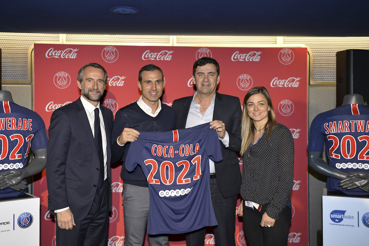 coca cola sponsor psg