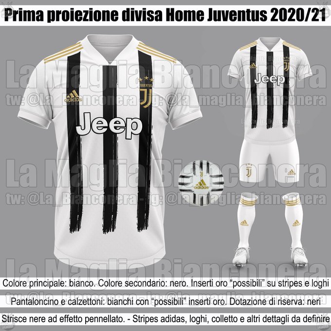Juventus, prime immagini delle possibili maglie 2020/21 | Calcio e ...