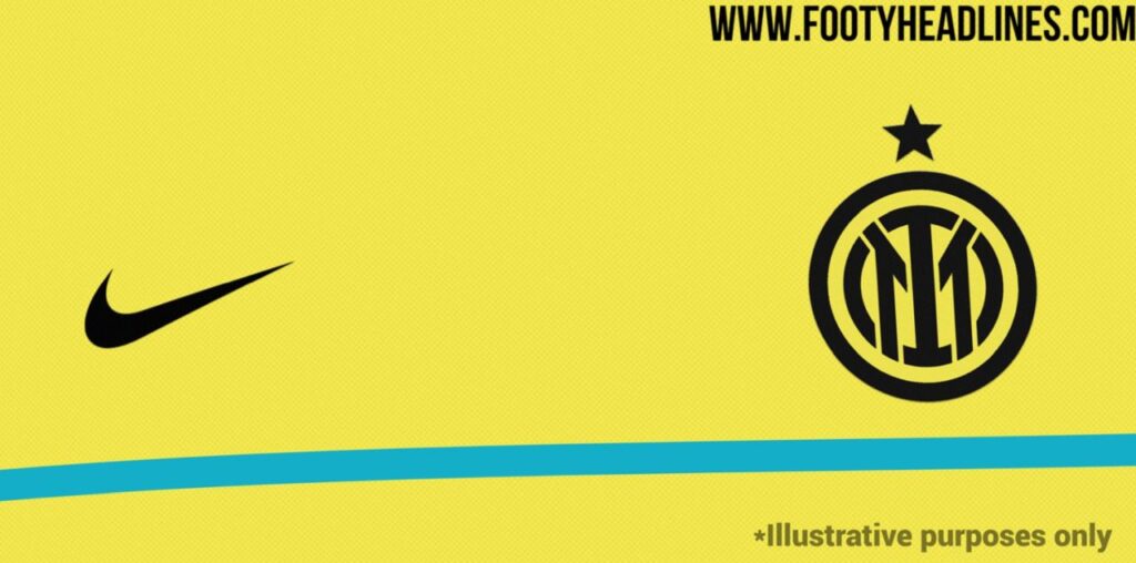 Inter, giallo e azzurro i colori della terza maglia 2022/23