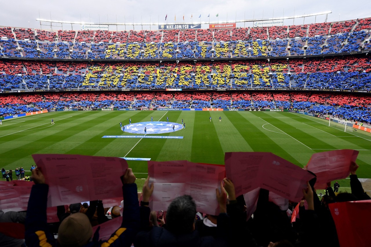 Camp Nou, record number of attendees for a women’s soccer match
