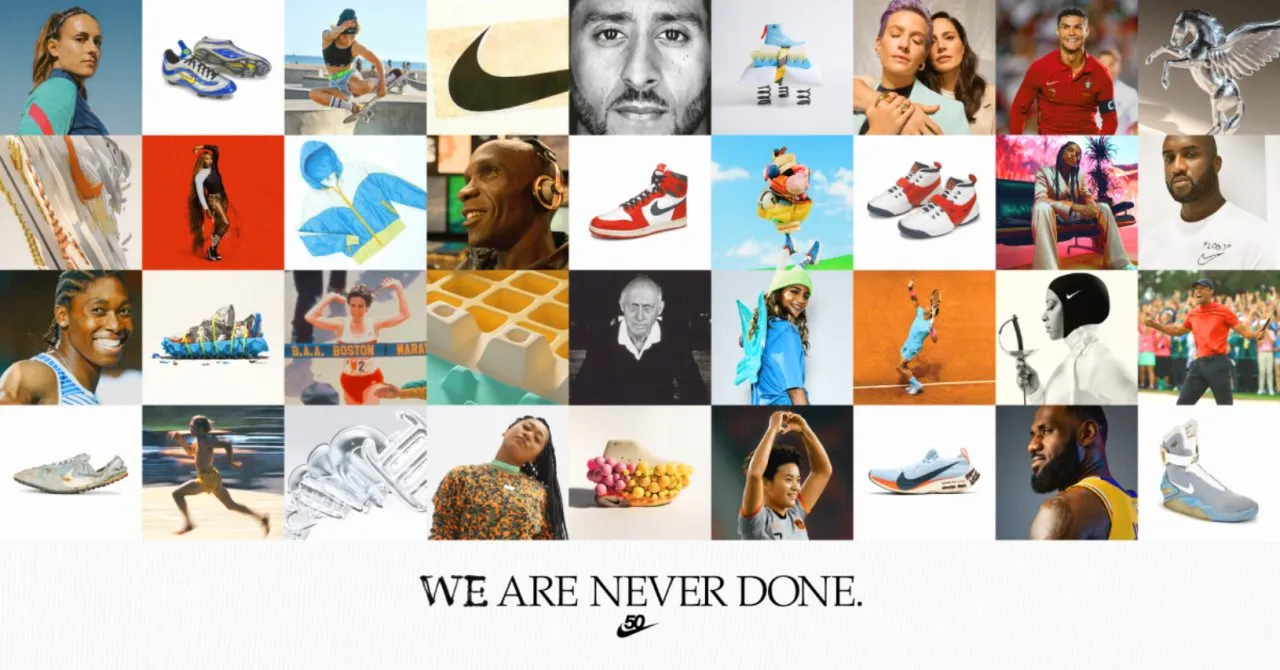 Nike compie 50 anni