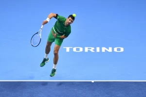Nole Djokovic ATP Finals Torino 2022 (Photo by Valerio Pennicino/Getty Images)
