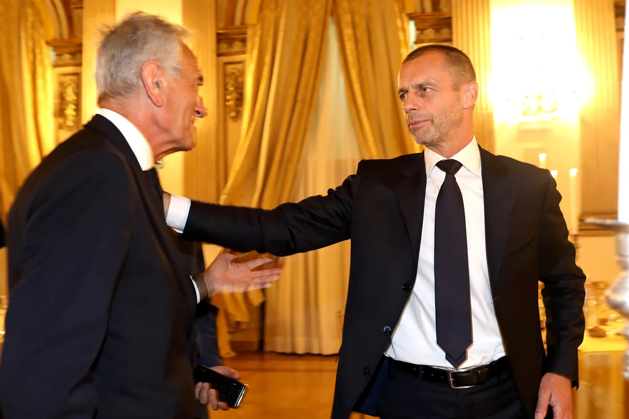 Ceferin supporto Gravina