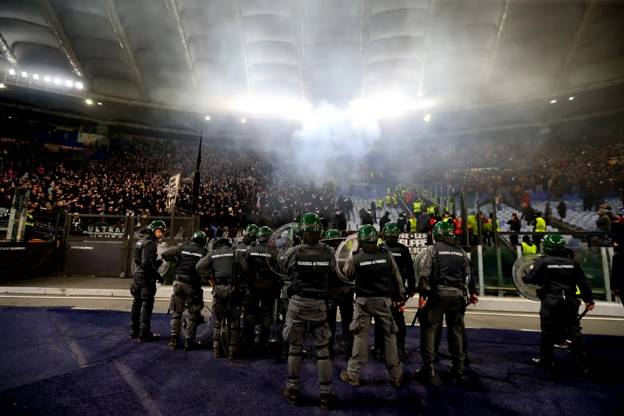 Roma Eintracht adesivi nazisti
