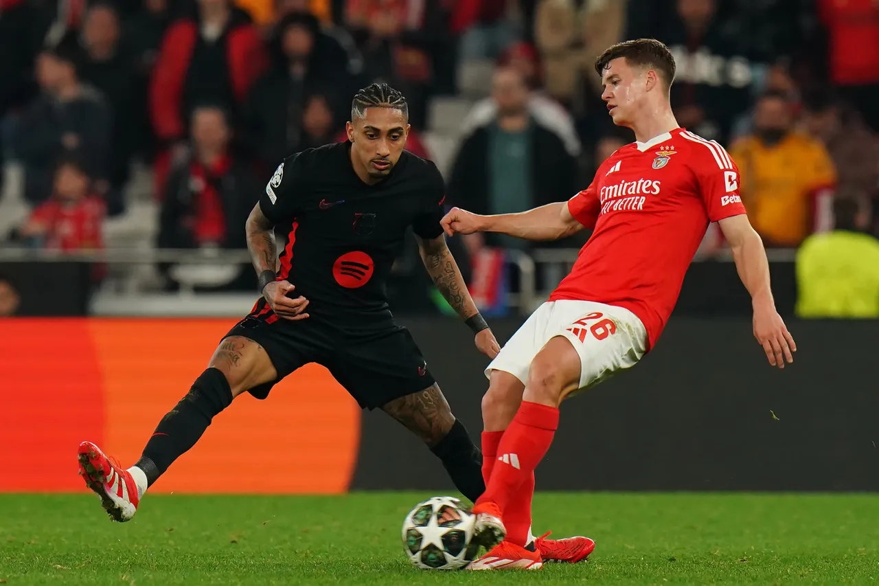 sl-benfica-v-fc-barcelona-uefa-champions-league-2024-25-round-of-16-first-leg