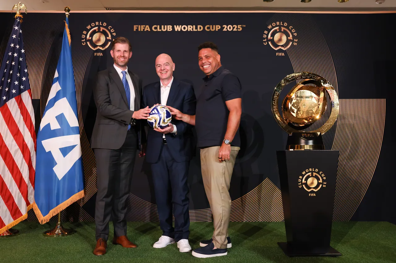 eric trump, infantino e ronaldo