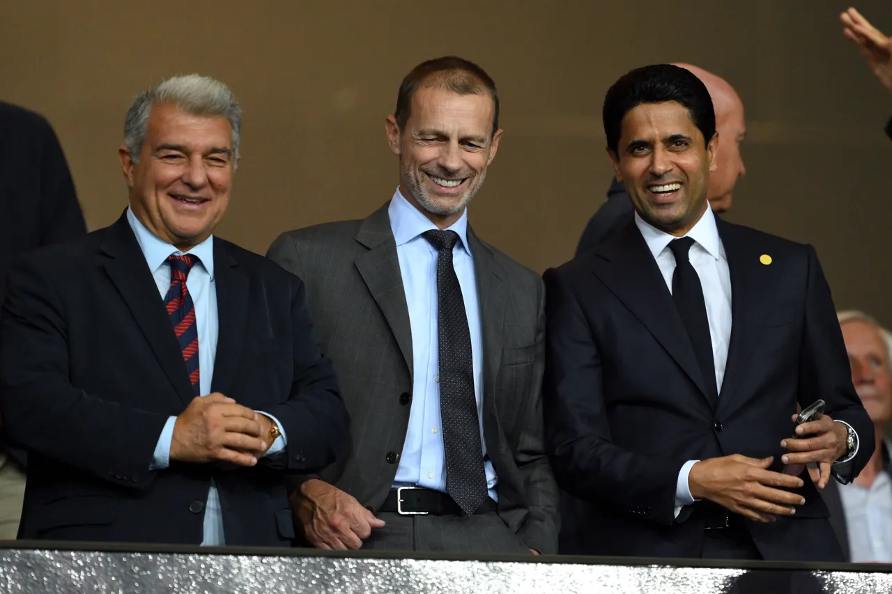 laporta, ceferin e al khelaifi