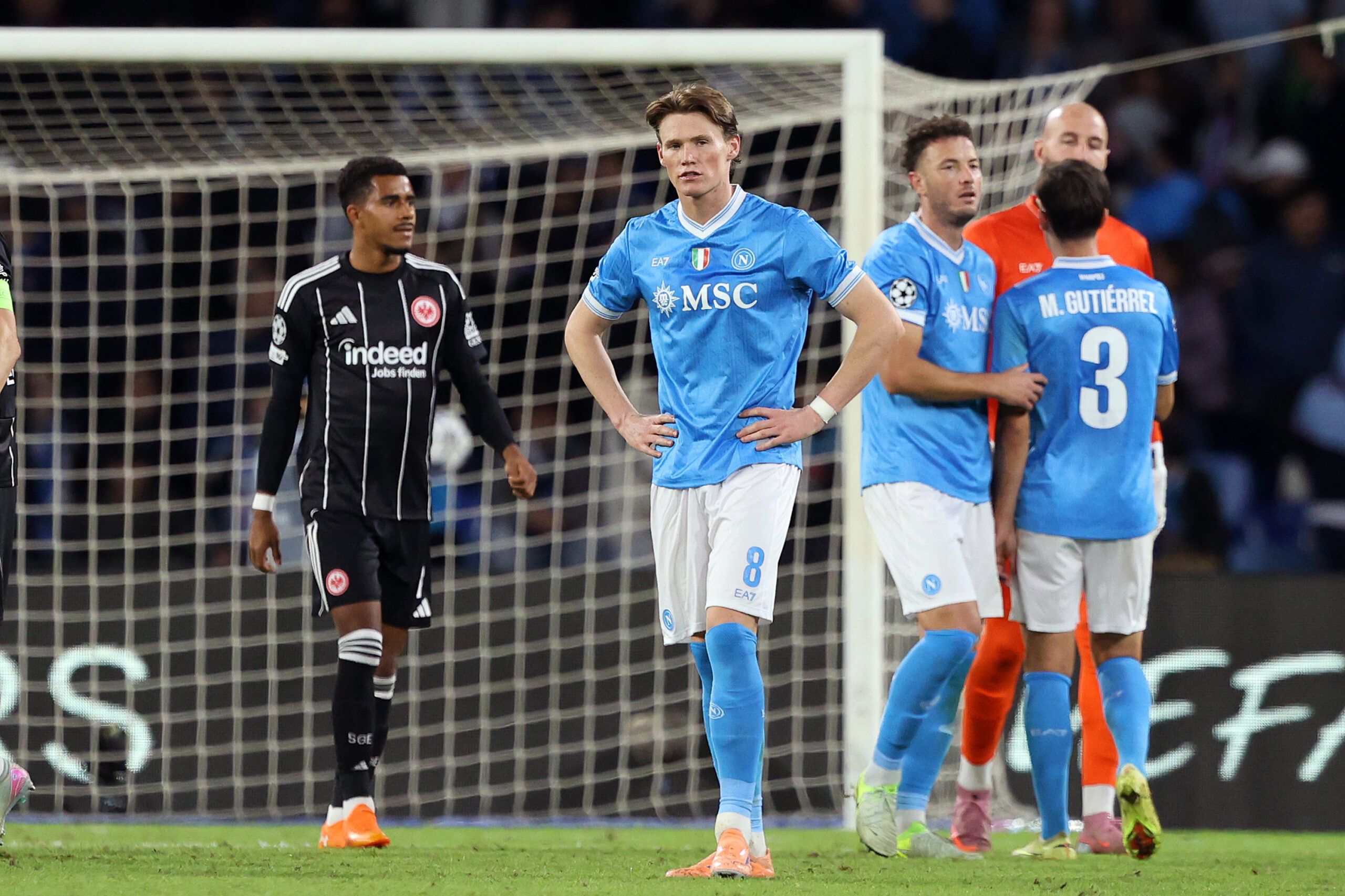 SSC Napoli v Eintracht Frankfurt - UEFA Champions League 2025/26 League Phase MD4