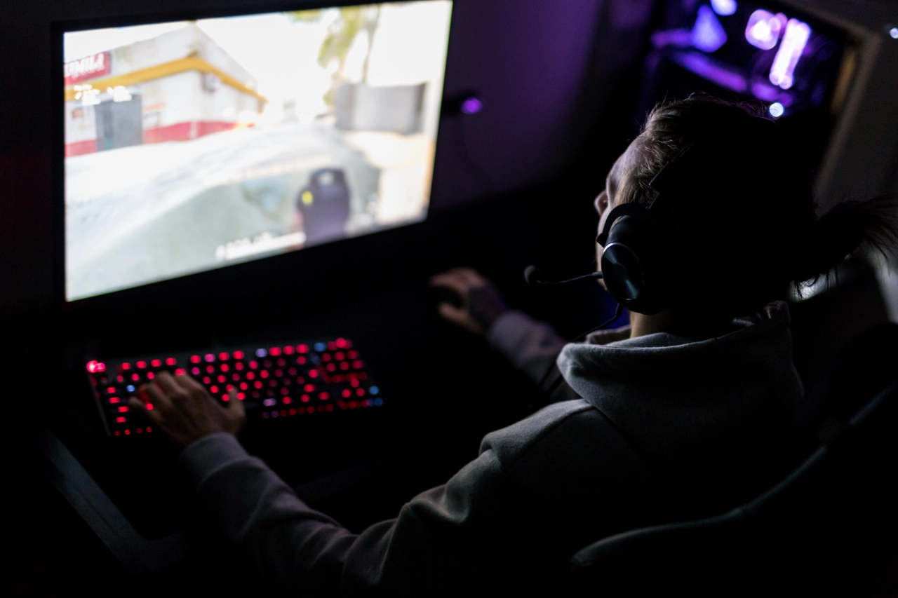 Videogame, gaming, computer