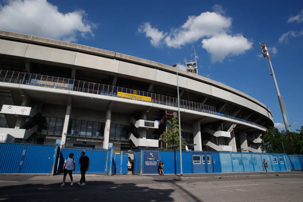 Verona sopralluogo nuovo stadio