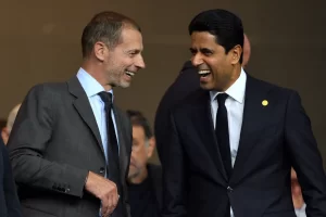 ceferin e al khelaifi